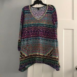 3/4 Sleeve Top with Pockets {super cute}